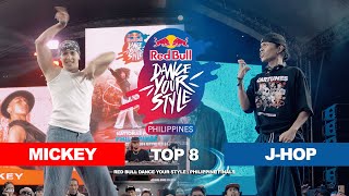 Mickey Vs J-Hop Top 8 Red Bull Dance Your Style - Philippines 2023