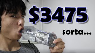 How much money have I made from drinking water?