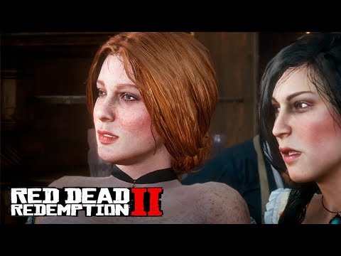 Видео: Red Dead Redemption 2 - Вежливое общество в стиле Валентина, отдыхающие американцы