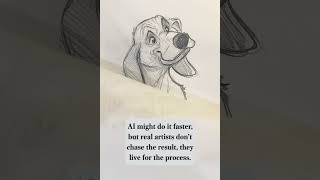 Hand drawn, human made only goes away if we let it go away.