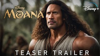 Moana Live Action - Teaser Trailer (2024) Zendaya | Dwayne Johnson | Disney+