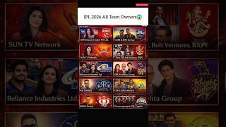 Ipl 2026 Franchise Ownersipl 2026 Team Owners List