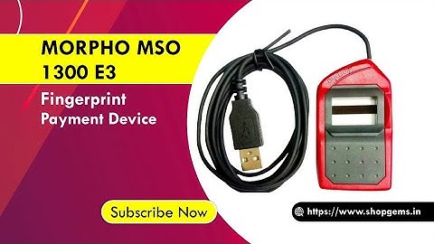 Morpho E3 1300 | Morpho fingerprint Device | Morpho Idemia |  Morpho Safron