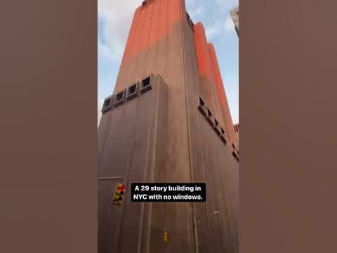 A 29-Story Building in New York City Without Windows: What's the Story
