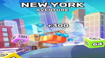 Jelly Run 2048 - New York Aventure - Gameplay Walkthrough All Levels (Android, Ios)