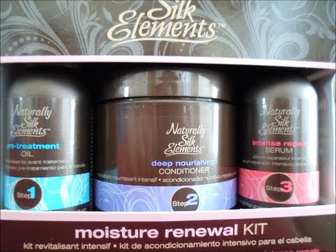 Demo Review Naturally Silk Elements Moisture Renewal Kit Youtube