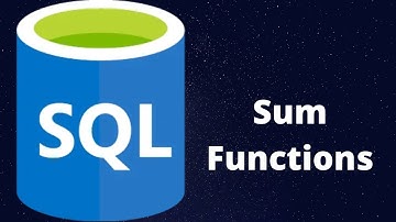 sql sum function | sum function in database | example of sql sum function