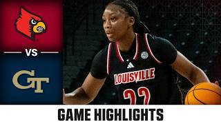 Louisville vs. Georgia Tech Game Highlights | 2025-26 ACC Womens Basketball