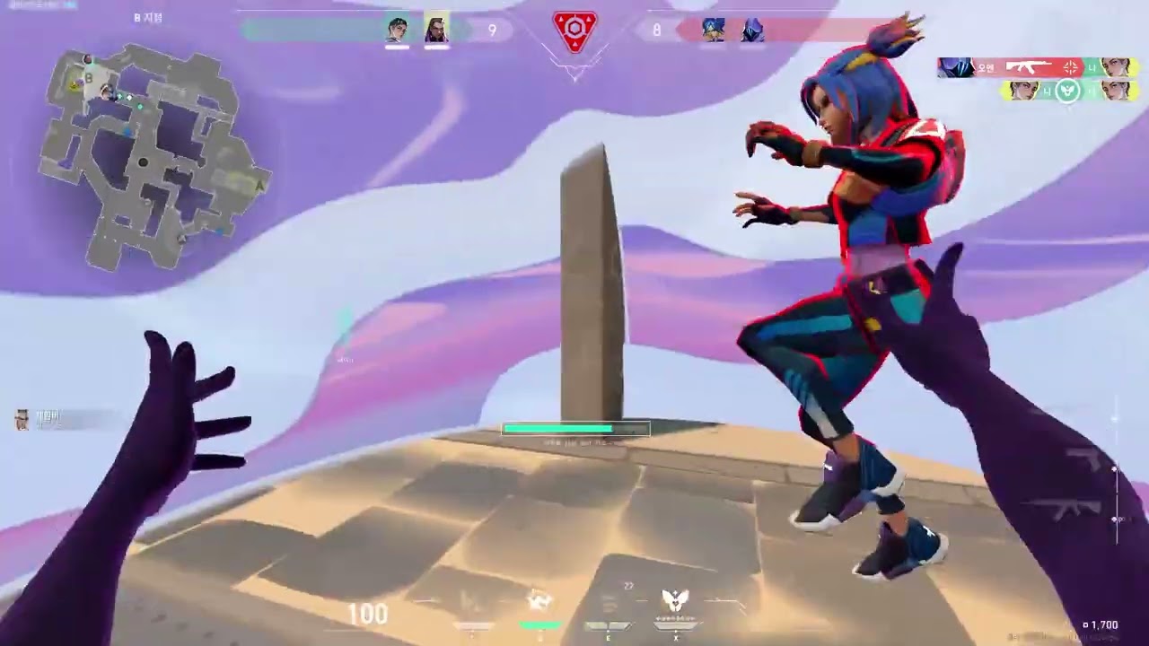 발로란트 아시아서버 레디언트 매드무비