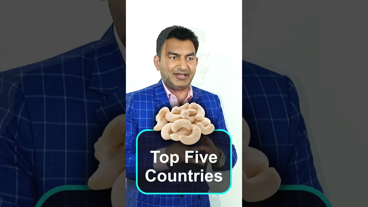 Top 5 Countries for Cashew Nut Export. 