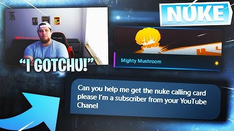 I STILL HAVENT DROPPED A NUKED...UNLOCKING THE NUKE CALLING CARD FOR A SUBSCRIBER