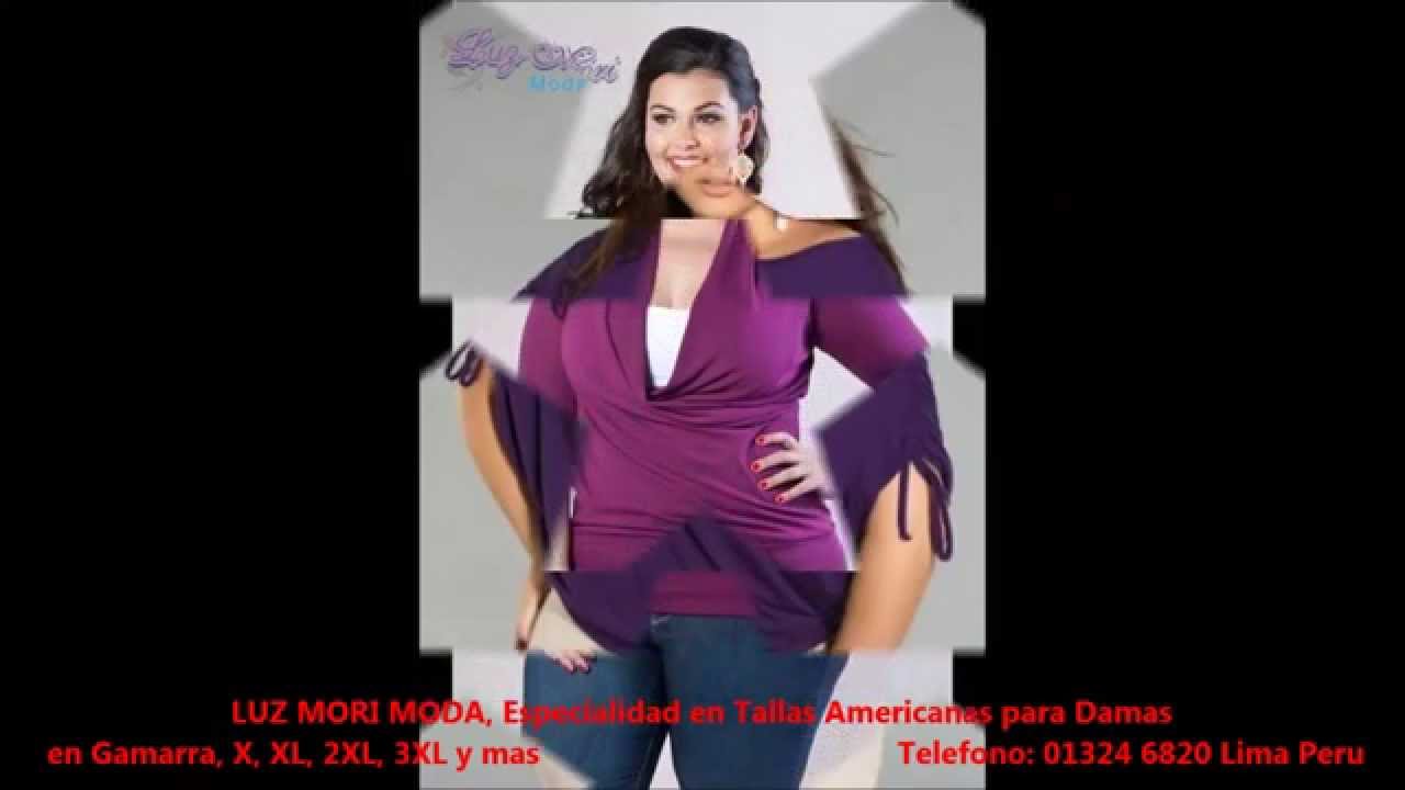 LUZ MORI MODA, Especialidad en Tallas Americanas para Damas en Gamarra, X, 2XL, 3XL y mas - YouTube