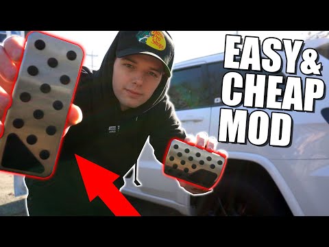 How To Install Gas & Brake Pedal Covers on your Jeep Grand Cherokee | Cheap & Easy Mod/Upgrade 2020