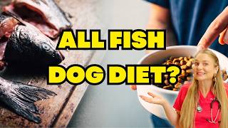 Can dog's eat an all Fish diet? Pescatarian Dog? Is it safe? | Veterinarian Explains!