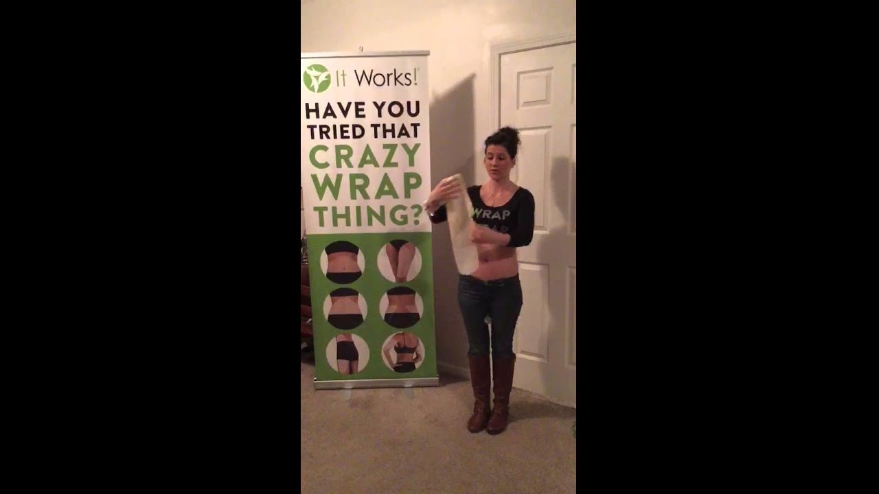 How to apply your IT WORKS body wrap!