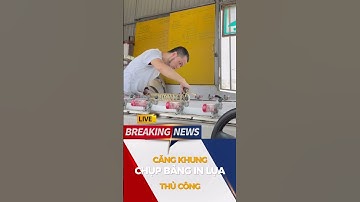 Làm khung in lụa tại Hà Nội | Căng khung chụp bảng - 0985 748 369