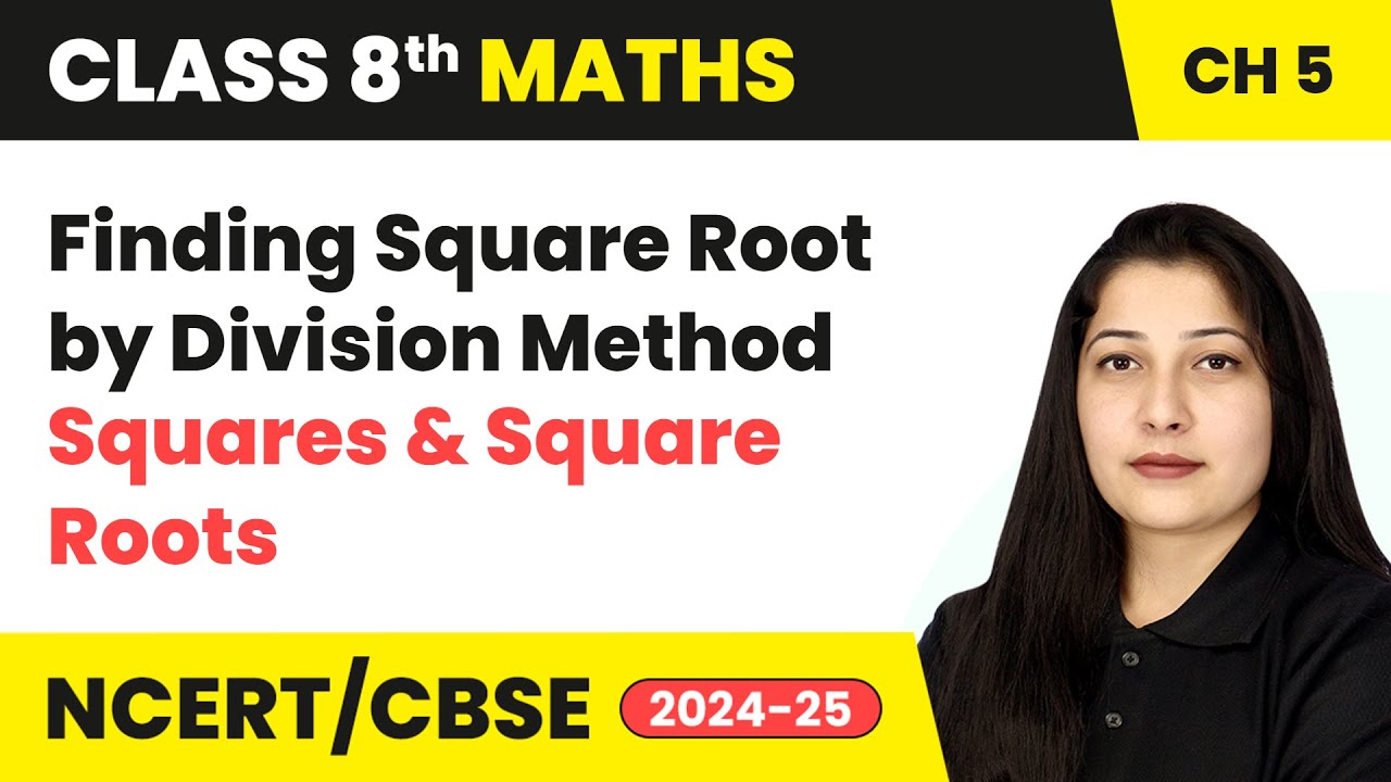 Finding Square Root By Division Method Squares Square Roots Class Finding Square Root By Division Method Squares Square Roots Class