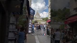 France Paris Montmartre beautiful views 🗼🇫🇷#shorts #shortvideo #trending #viral