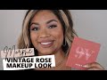 Morphe 9V Vintage Rose Makeup Look