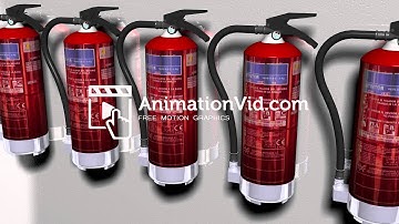 Fire Extinguishers Animation Video