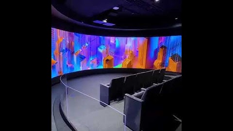 Curved screen effect display