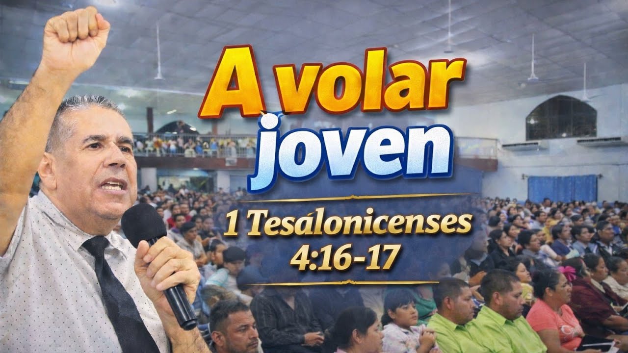 A VOLAR JOVEN | 1 Tesalonicenses 4: 16-17 | Culto general.