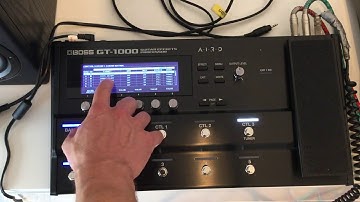 Boss GT-1000 GTK Control assign tutorial for beginners.