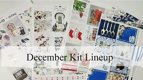 December Kit Lineup // Planmas