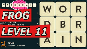 WordBrain Frog Level 11 Answers (Android/IOS)