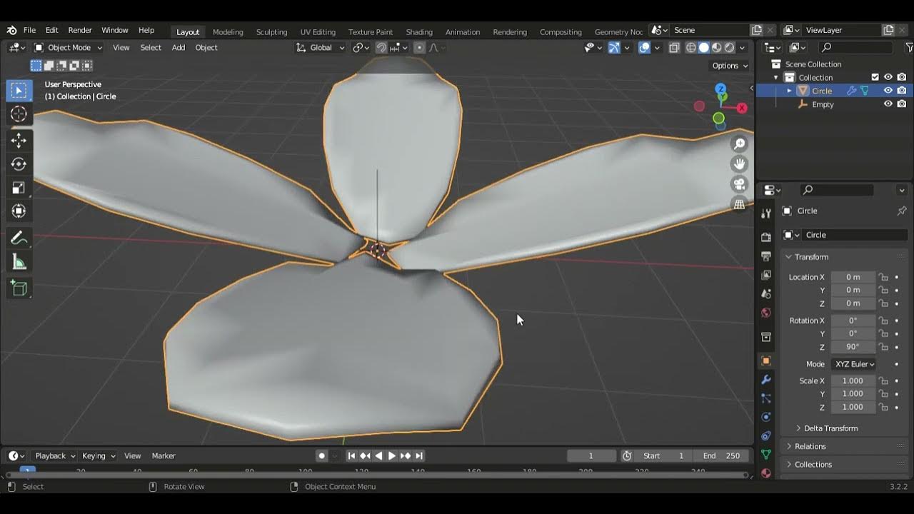 How do you make a flower bloom in blender youtube