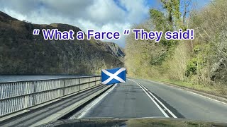 Driving up the A85 to Connel and we discuss the previous nights events!!