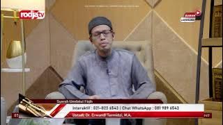 [LIVE]Ustadz Dr. Erwandi Tarmizi, M.A. | Syarah 'Umdatul Fiqih