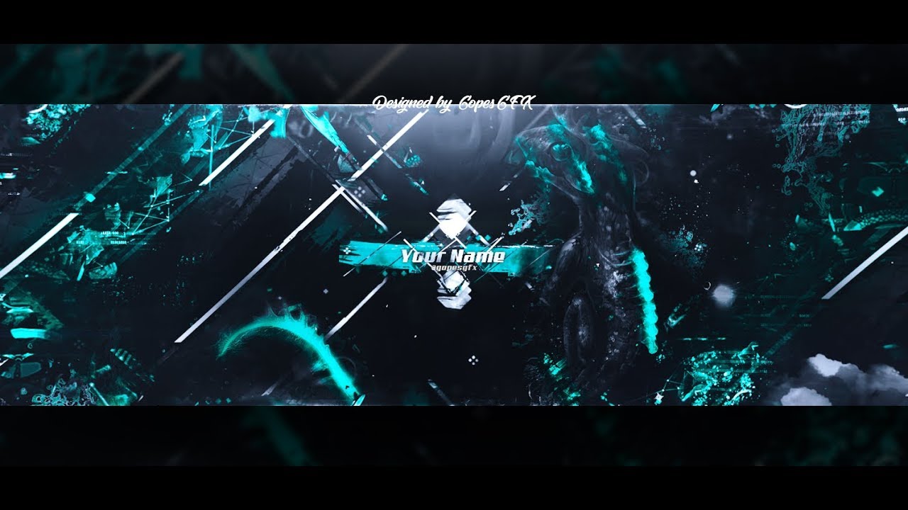 2€ | Twitter Header Template speedart - YouTube