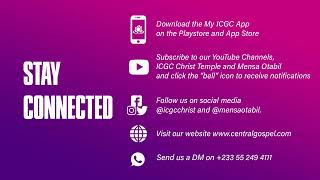Join us [LIVE] for today's Service with Pastor Mensa Otabil