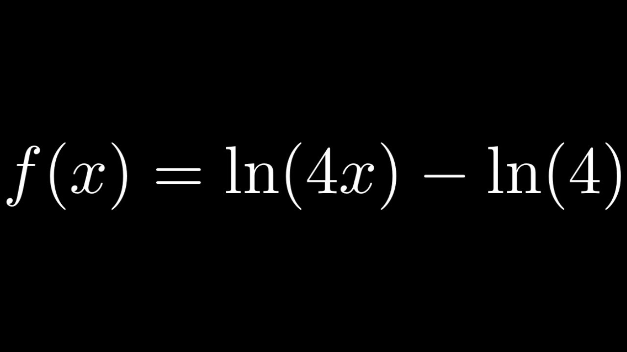 simplify-f-x-ln-4x-ln-4-using-the-product-rule-of-logarithms