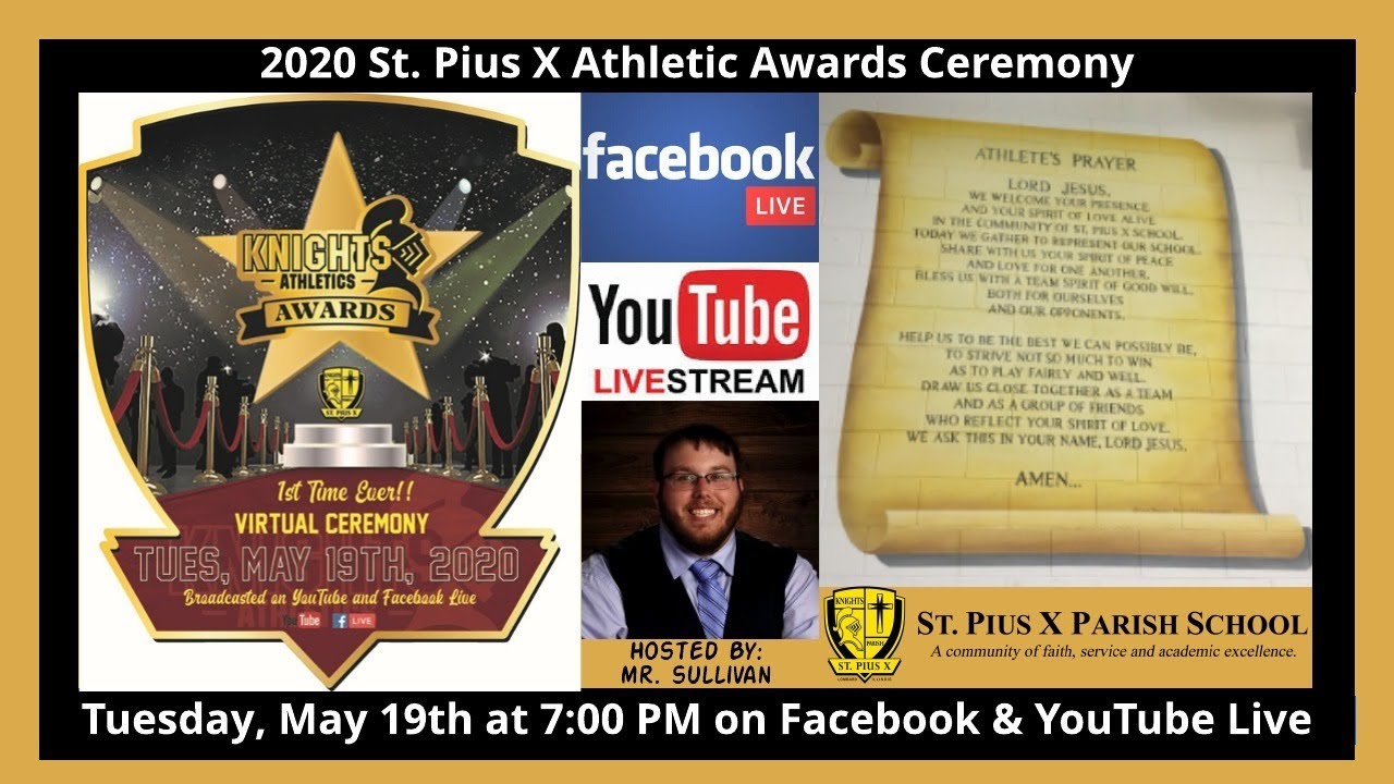 2020 St. Pius X Athletic Awards Ceremony YouTube