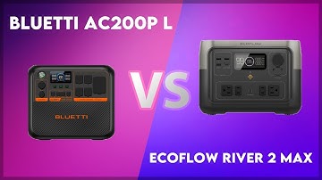 Bluetti AC200P L vs EcoFlow River 2 Max Technical Comparison