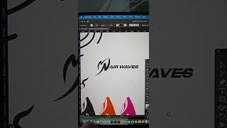 Stroke Air waves in adobe illustrator Live highlight
