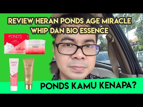 Review Anti Aging Cream Ponds Age Miracle. 