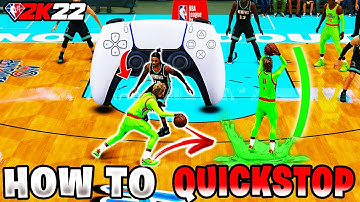 HOW TO QUICK STOP IN NBA 2K22! BEST ADVANCED QUICKSTOP TUTORIAL W/HANDCAM! (CURRENT + NEXT-GEN) 2K22