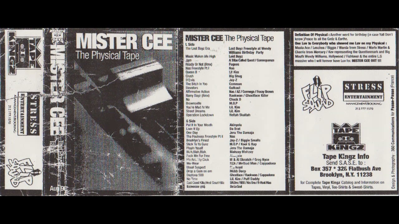 MISTER CEE The Physical Tape - TAPE KINGZ - YouTube