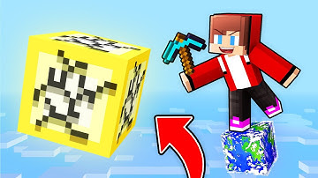 Giant JJ Can Mine Anything to Troll Mikey in Minecraft (Maizen)