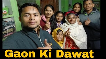 Gaon Ki Dawat👌|VlogerJastin18 |Full Dawat Vlog