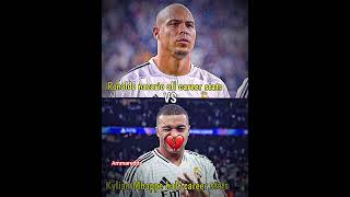 Ronaldo Nazario X Kylian Mbappe Career Stats