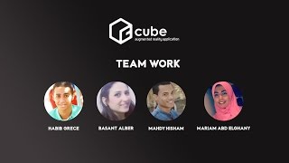 cube augmented reality application screenshot 1