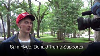 Sam Hyde, Donald Trump Supporter, Interviews With Media