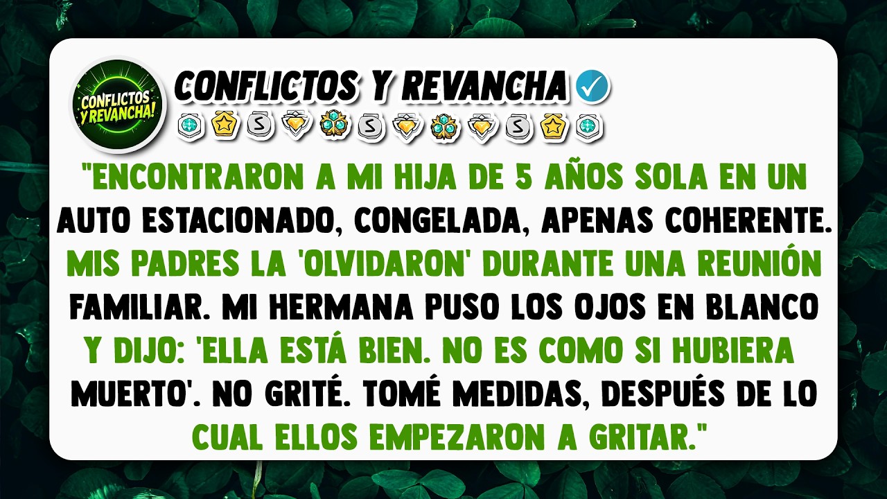 Encontraron a mi hija de 5 años sola en un auto estacionado, congelada, apenas coherente.