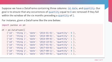 Filtering Rows in a DataFrame: How to Drop 0 Quantities from a 6-Month Interval