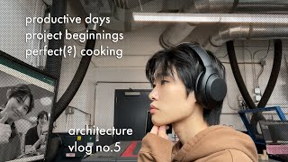 architecture midterm season in NYC [college architecture vlog no.5]