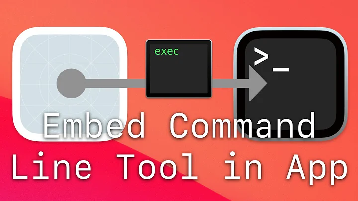 Embed Command Line Tool in Mac App